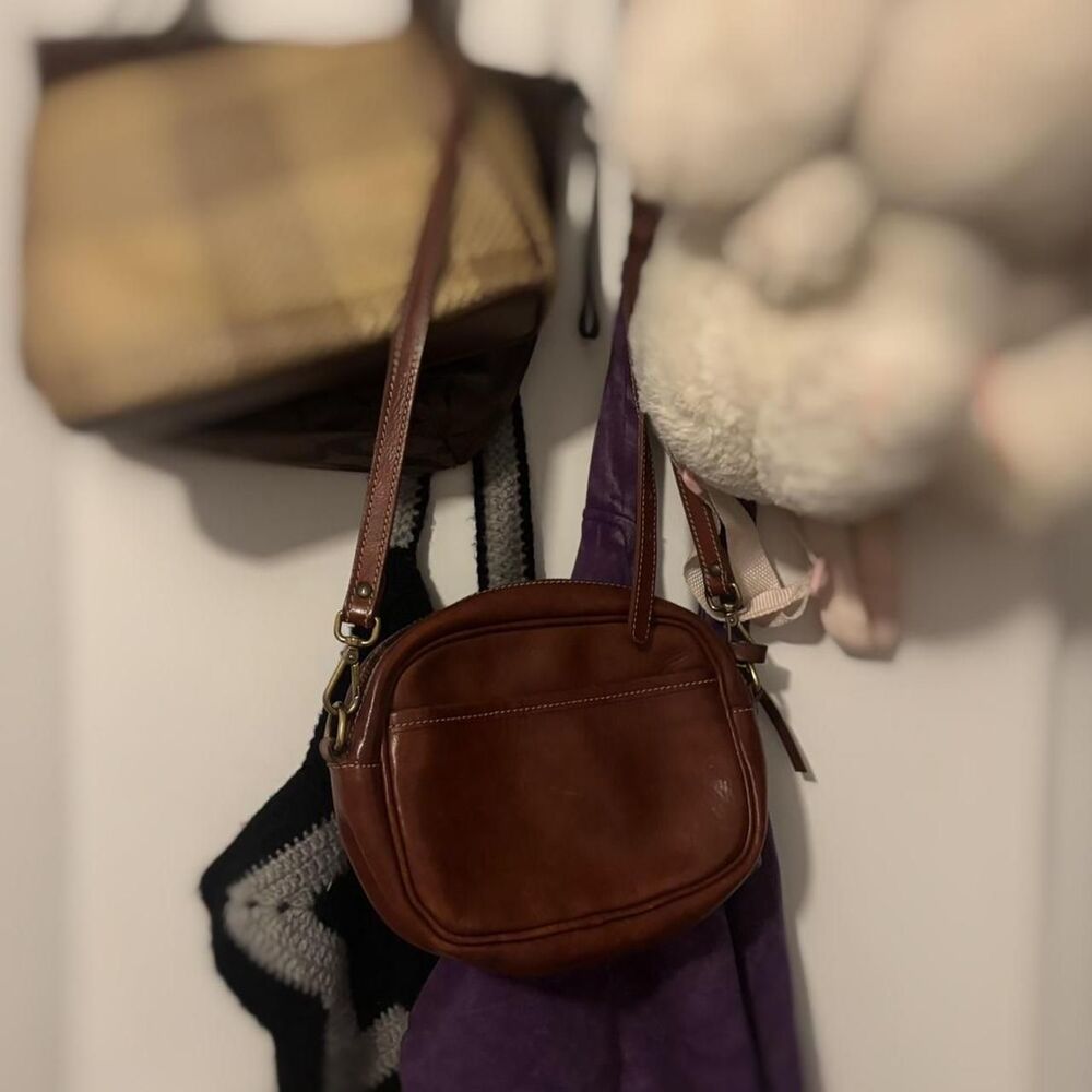 Roots Women's Brown and Burgundy Bag